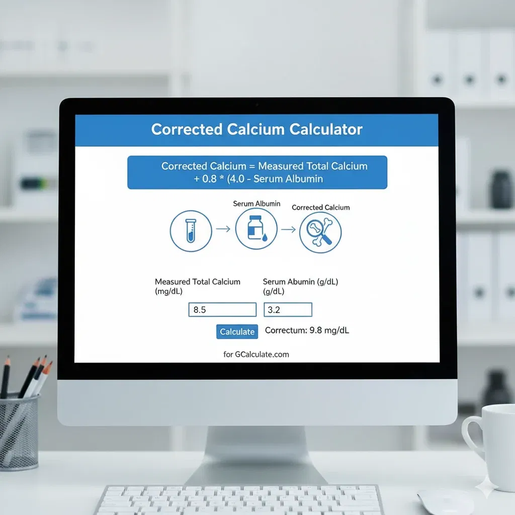 Corrected Calcium Calculator